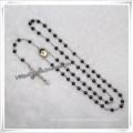 Red Scented Wooden Beads Rosary with Picture (IO-cr324)